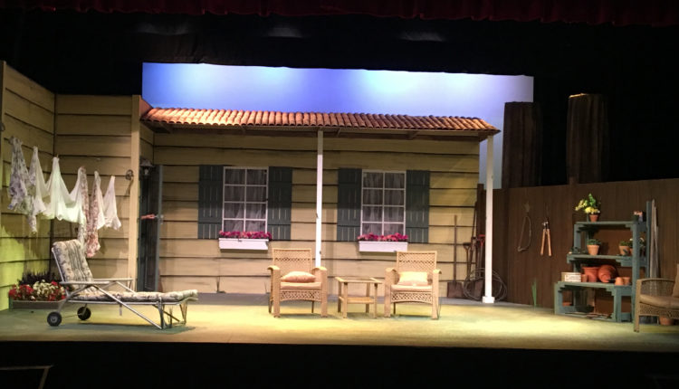 Hilda’s Yard Set. Parts of this set were used in Treeline and River