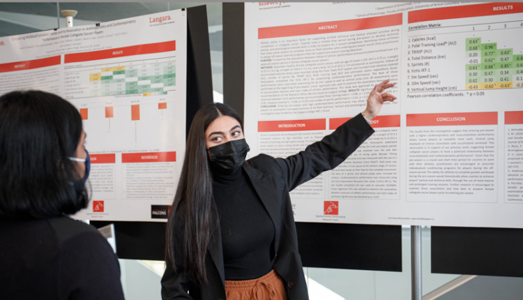 Applied Research Day 2022 had students projects on full display for the public to view and ask questions.