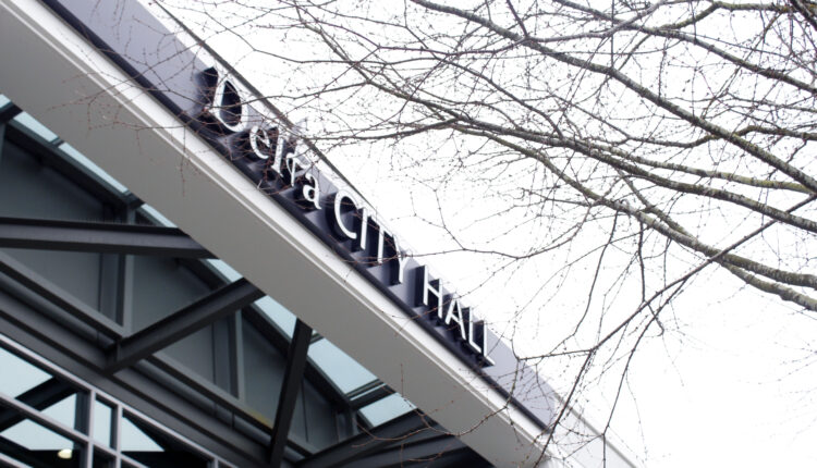 Delta City Hall, Delta, BC, February, 25, 2023. Photo: Hannah Mondiwa